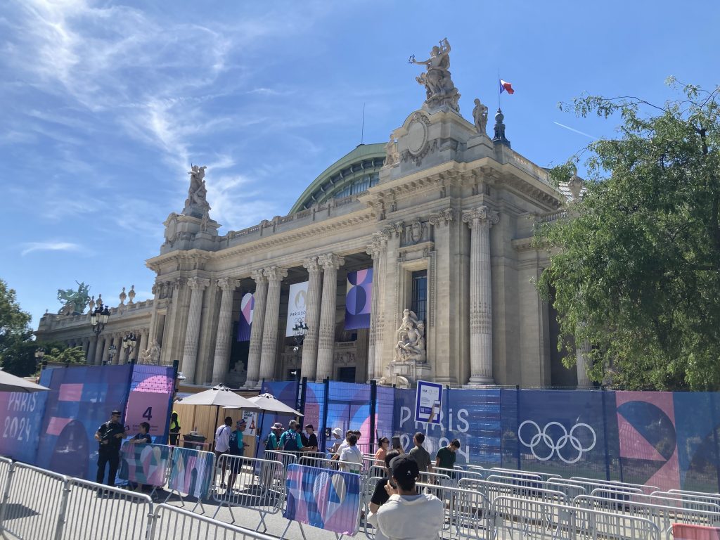 Der Petit Palais wurde zur Wettkampfarena umfunktioniert