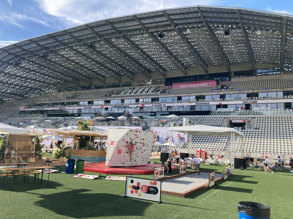 Die Fanzone im Deutschen Haus: Trotz einiger kritsicher Stimmen im Netz zur Umsetzung fanden wir es gut.