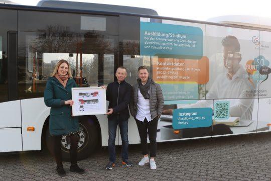 Buswerbung Ausbildung Foto: Kreis GG