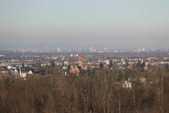 Darmstadt von oben. Foto: Arthur Schönbein