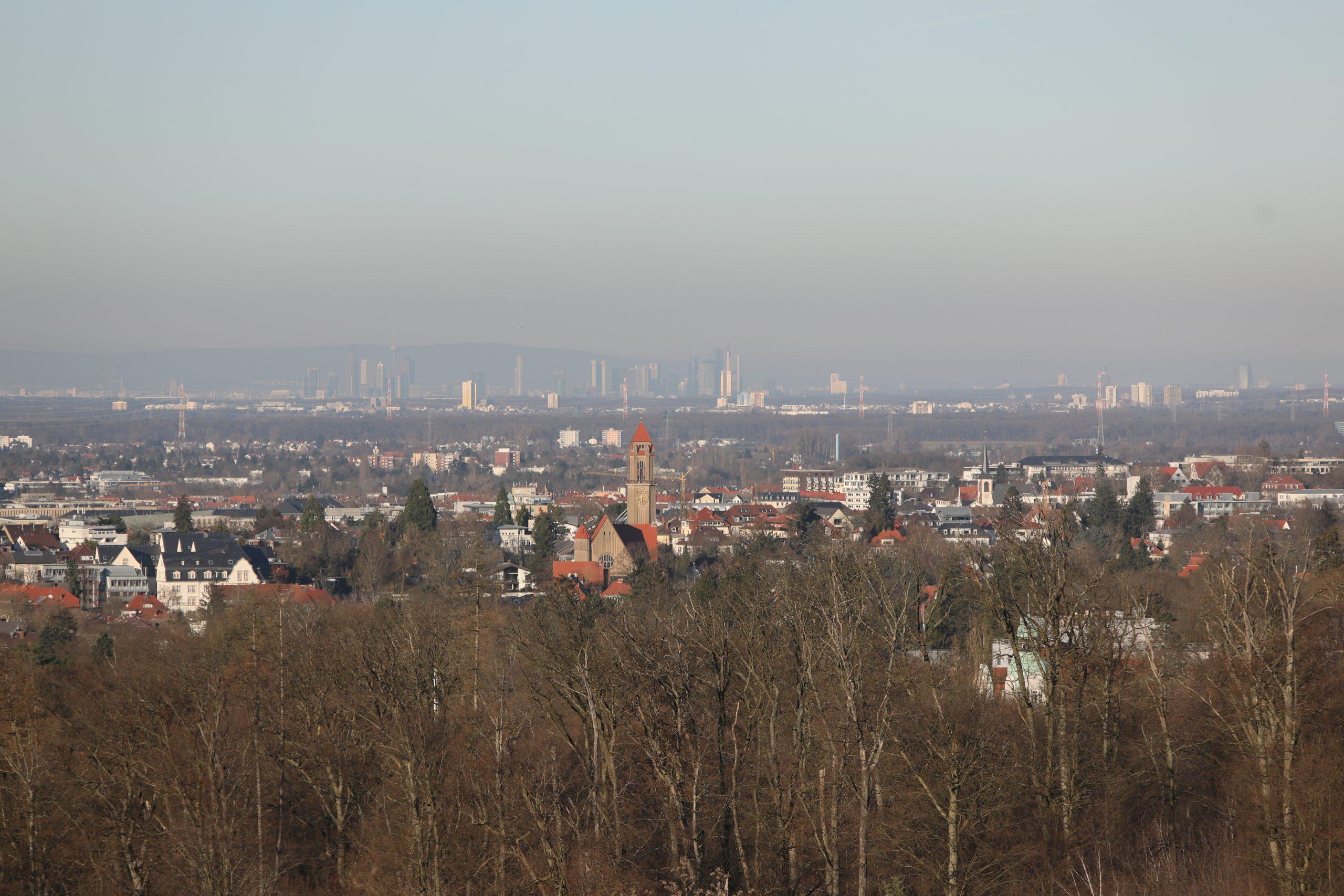 Darmstadt von oben. Foto: Arthur Schönbein