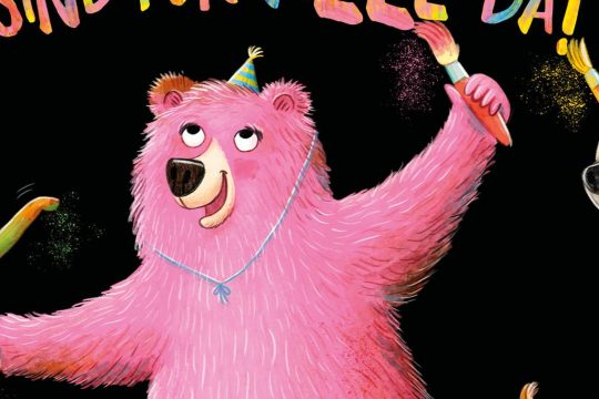 Foto: Cover des Bilderbuches „Hurra ruft der Bär: Farben sind für alle da!" Cover: Baumhaus Verlag