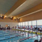 DSW12 TopAthleten vor 50m Freistil_links Niclas Keilmann6_Louis Jäger7_Youssef Omran8. Foto: Bild M. Vieten