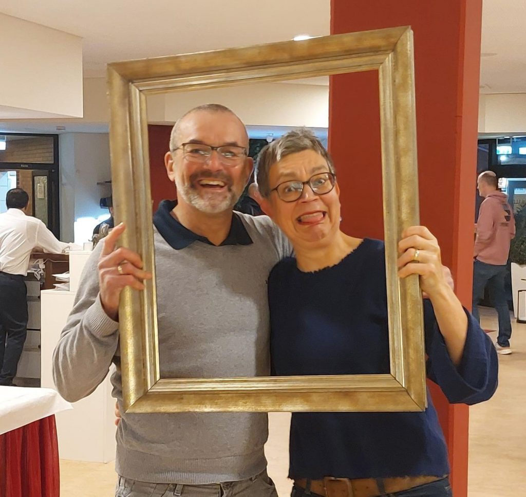 Annett Magedanz und Martin Lohfink. Foto: SGA