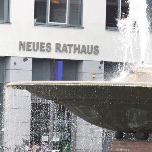 Darmstadt, Rathaus. Foto: Arthur Schönbein