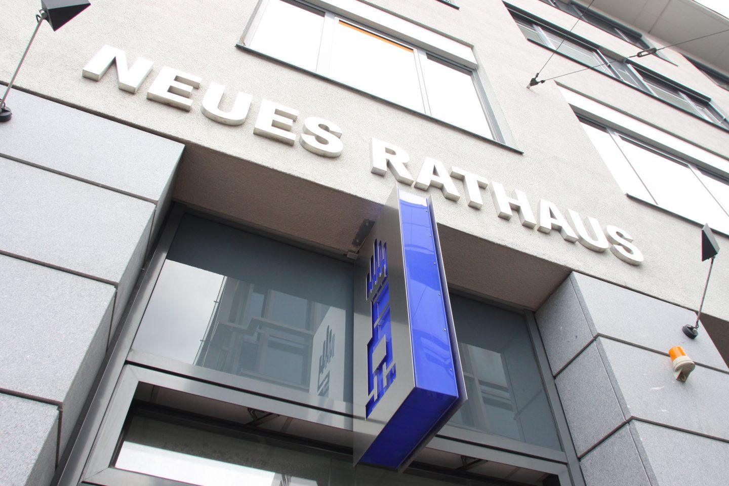 Darmstadt, Rathaus. Foto: Arthur Schönbein