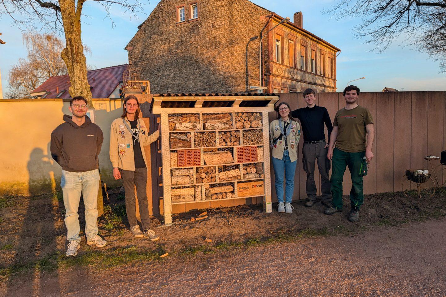 Insektenhotel in Weiterstadt. Foto: Pressestelle Weiterstadt