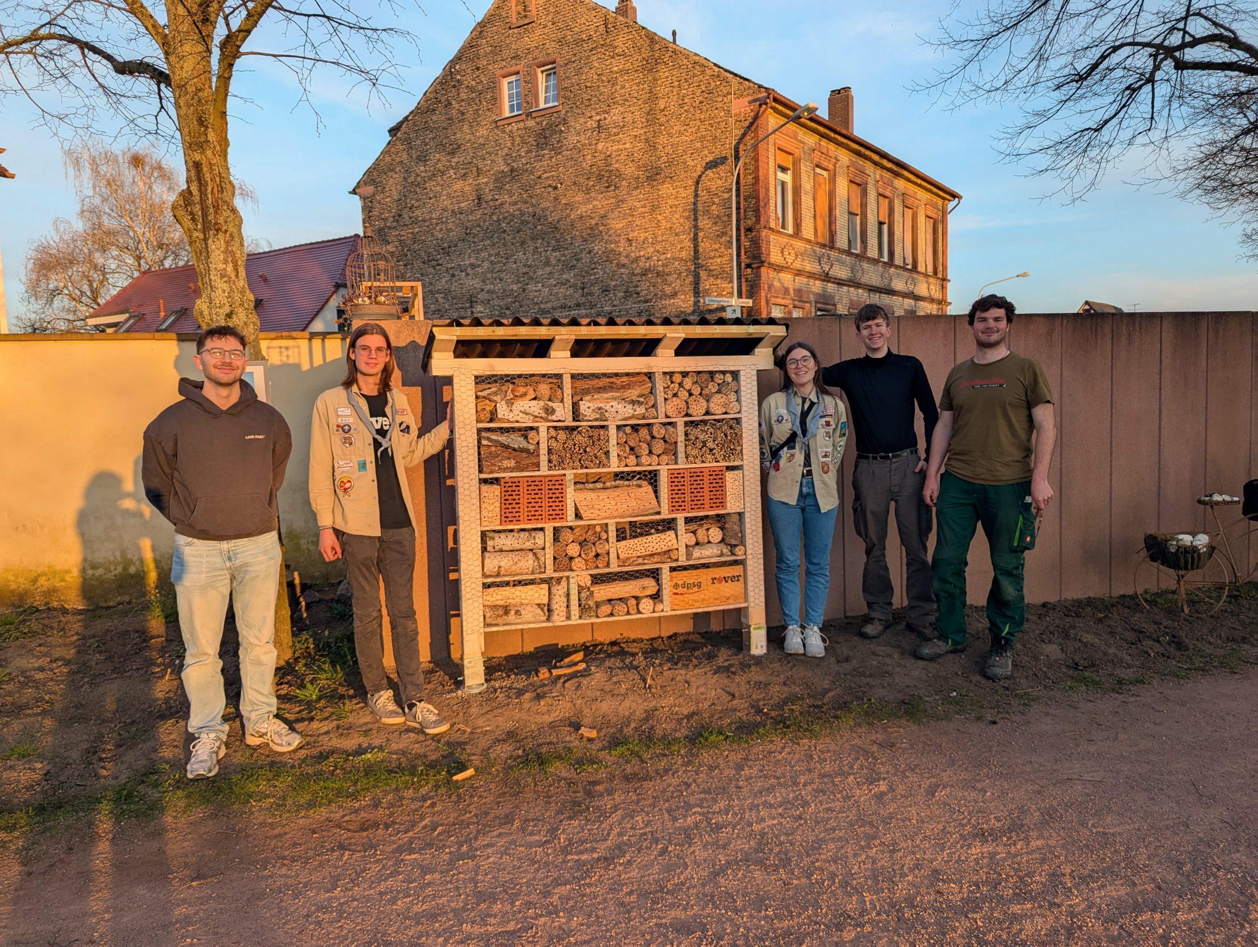 Insektenhotel in Weiterstadt. Foto: Pressestelle Weiterstadt
