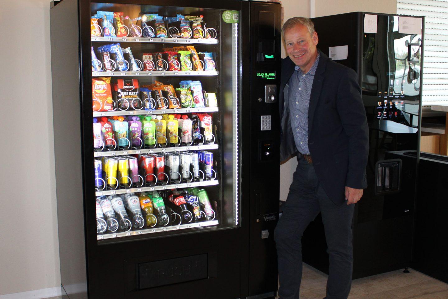 Automat am Weiterstädter Hallenbad.