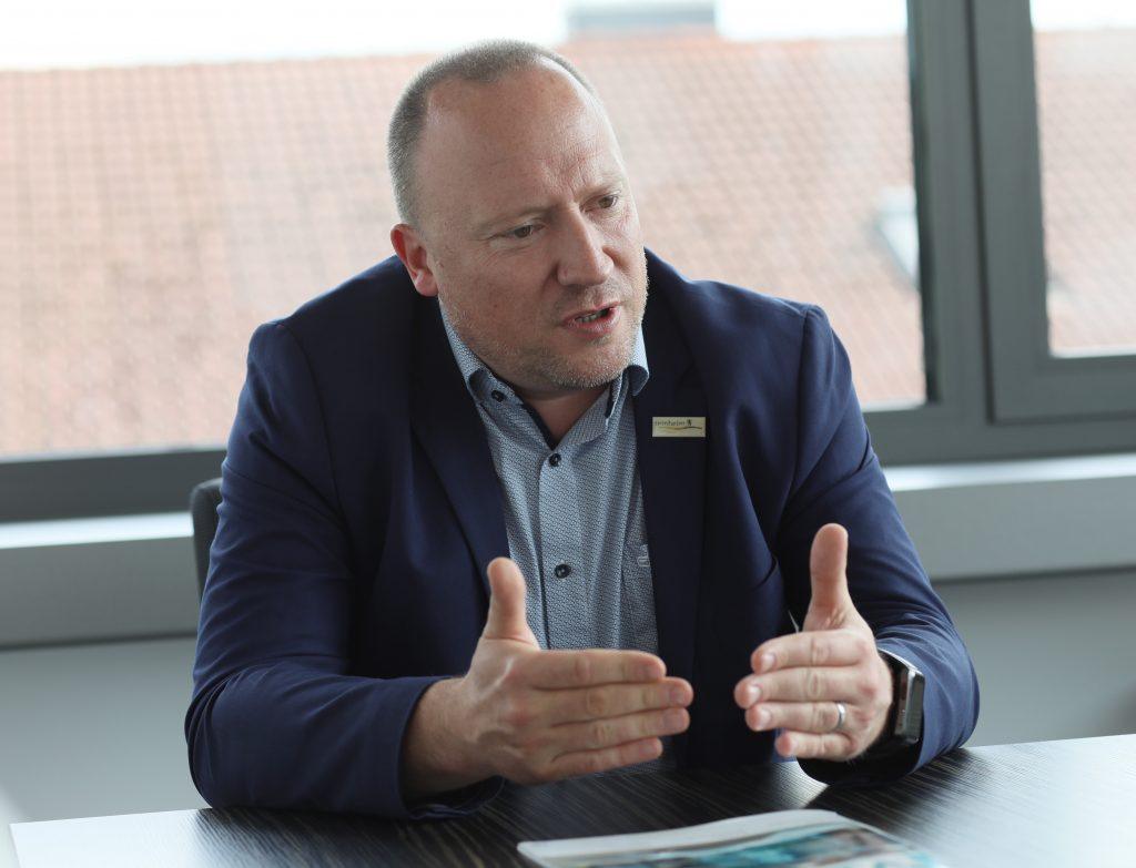 Reinheims Bürgermeister Manuel Feick. Fotos: Arthur Schönbein