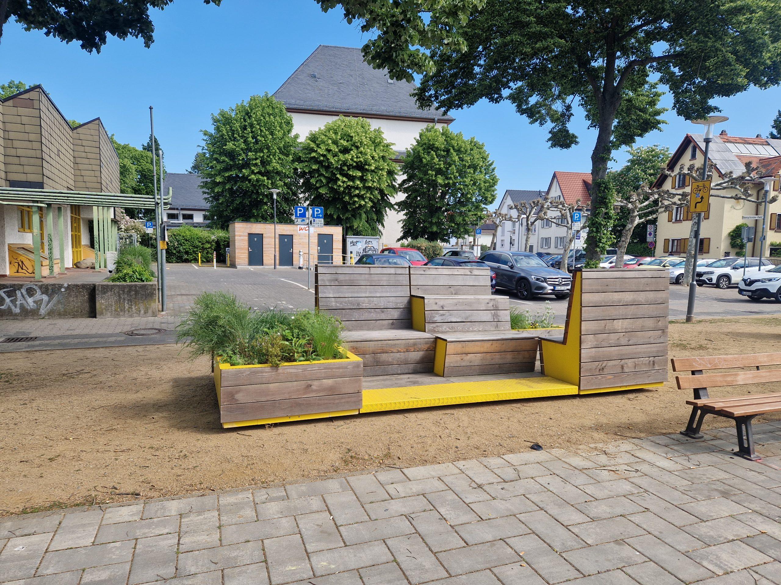 Neuplatzierung Parklets GSP April 2025